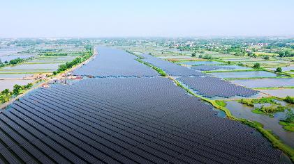 安徽樅陽縣湯溝鎮260MW漁光互補電站項目