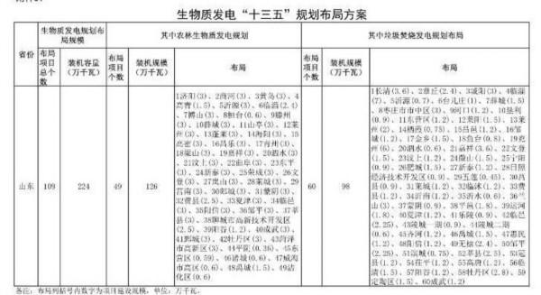 山東十三五可再生能源發展:風電光伏生物質齊發